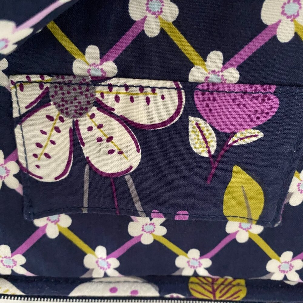 Vera Bradley Purple Bird eReader iPad Tablet Cover Floral Nightingale 10" X 8" - Picture 4 of 4